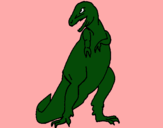 Dibuix Tiranosaurios rex  pintat per EUARDO