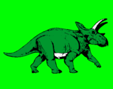 Dibuix Triceratops pintat per arnau