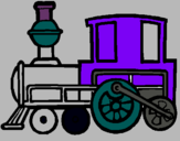 Dibuix Tren pintat per sebastian