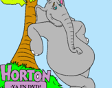Dibuix Horton pintat per ADRIÀ PEDÓS             