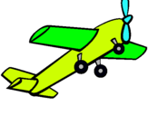 Dibuix Avió de joguina pintat per berta   pedrós  
