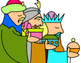 Dibuix Els Reis Mags 3 pintat per marionaferrerqueralto