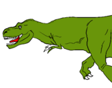 Dibuix Tiranosaure rex pintat per marina fuertes