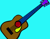 Dibuix Guitarra espanyola II pintat per k chuli!!!