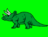 Dibuix Triceratops pintat per arnau