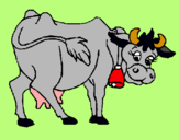 Dibuix Vaca pintat per ovidi