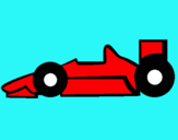 Dibuix Fórmula 1 pintat per marc male