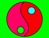 Dibuix Yin i yang pintat per nùria  mutò    grau