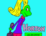 Dibuix Horton - Sally O'Maley pintat per marta13