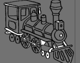 Dibuix Tren pintat per erik