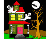 Dibuix Casa fantansma pintat per Beatrice