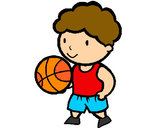 Dibuix Jugador de bàsquet pintat per Frankie