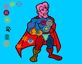 Dibuix Superheroi musculat pintat per ArnauOriol