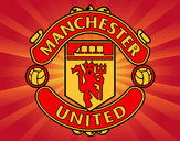 Dibuix Escut de Manchester United FC pintat per JORDI
