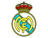 Dibuix Escut del Real Madrid C.F. pintat per eudald
