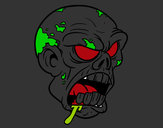 Dibuix Cap de zombi pintat per ginamandar