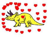 Dibuix Triceratops pintat per drakul007