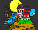 Dibuix Casa encantada pintat per fabraespe