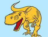 Dibuix Tiranosaure enfadat pintat per gisela