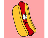 Dibuix Hot dog pintat per irinetta 