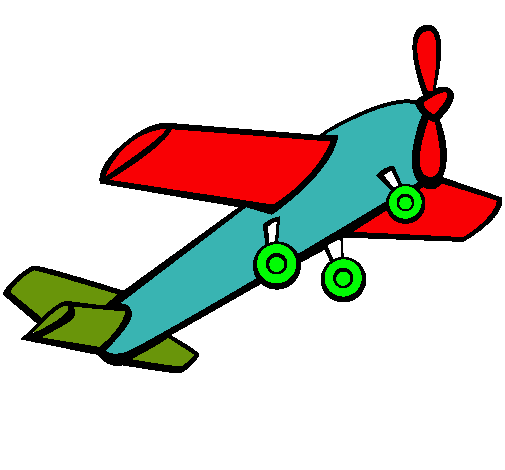 Dibuix Avió de joguina pintat per roger.a