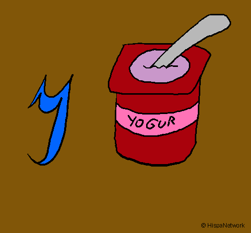 Dibuix Iogurt pintat per beniopa