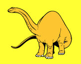 Dibuix Braquiosauri II  pintat per Oriol