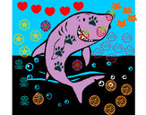 Dibuix Tiburón pintat per drakul007
