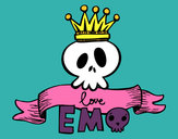 Dibuix Love Emo pintat per EVadrgrtu