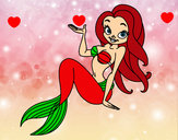 Dibuix Sirena sexy pintat per ADRAA