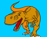 Dibuix Tiranosaure enfadat pintat per arnau0606