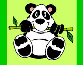 Dibuix Ós Panda pintat per MartaB