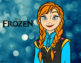 Dibuix Anna de Frozen pintat per ona111
