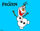Dibuix Frozen Olaf ballant pintat per ona111