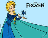 Dibuix Frozen Elsa pintat per creamovime