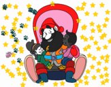 Santa Claus amb nens