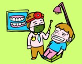 Dentista amb pacient