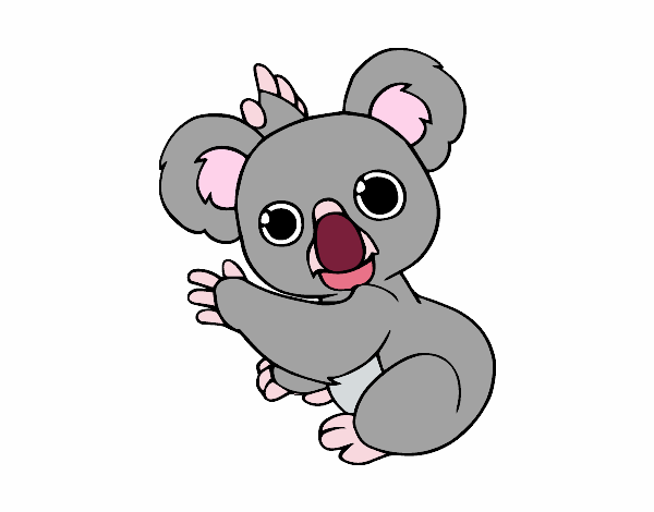 un koala molt mono