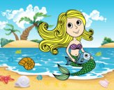 Sirena i el seu peix
