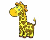 Dibuix Una girafa pintat per Sanrips
