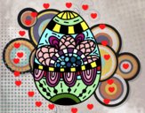 Dibuix Un ou de Pasqua floral pintat per LauraGil