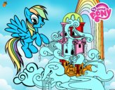 Rainbow Dash al seu palau