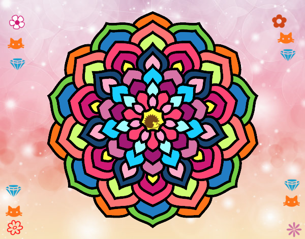 Mandala pètals de flor