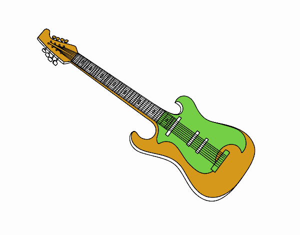 Una guitarra elèctrica