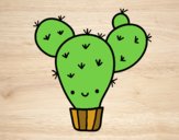 Dibuix Cactus nopal pintat per MARIAJUAN