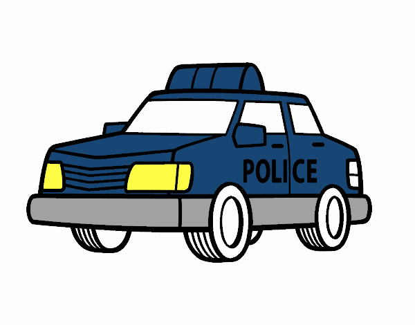 Un cotxe de policia