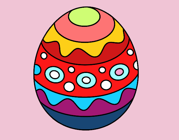 Un ou de Pasqua estampat