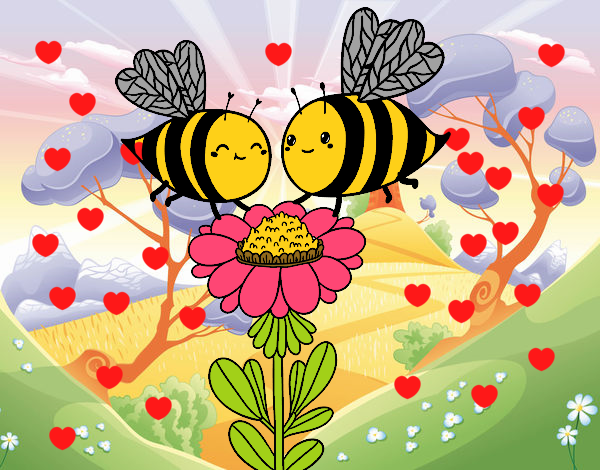 Parella d'abelles