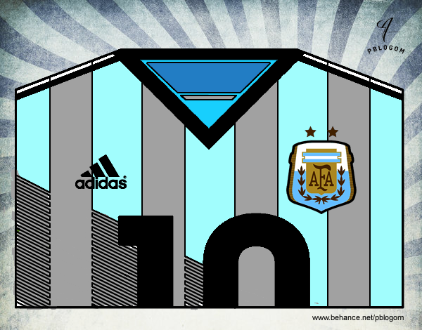 Samarreta del mundial de futbol 2014 de l'Argentina