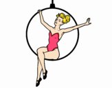 Dona trapezista